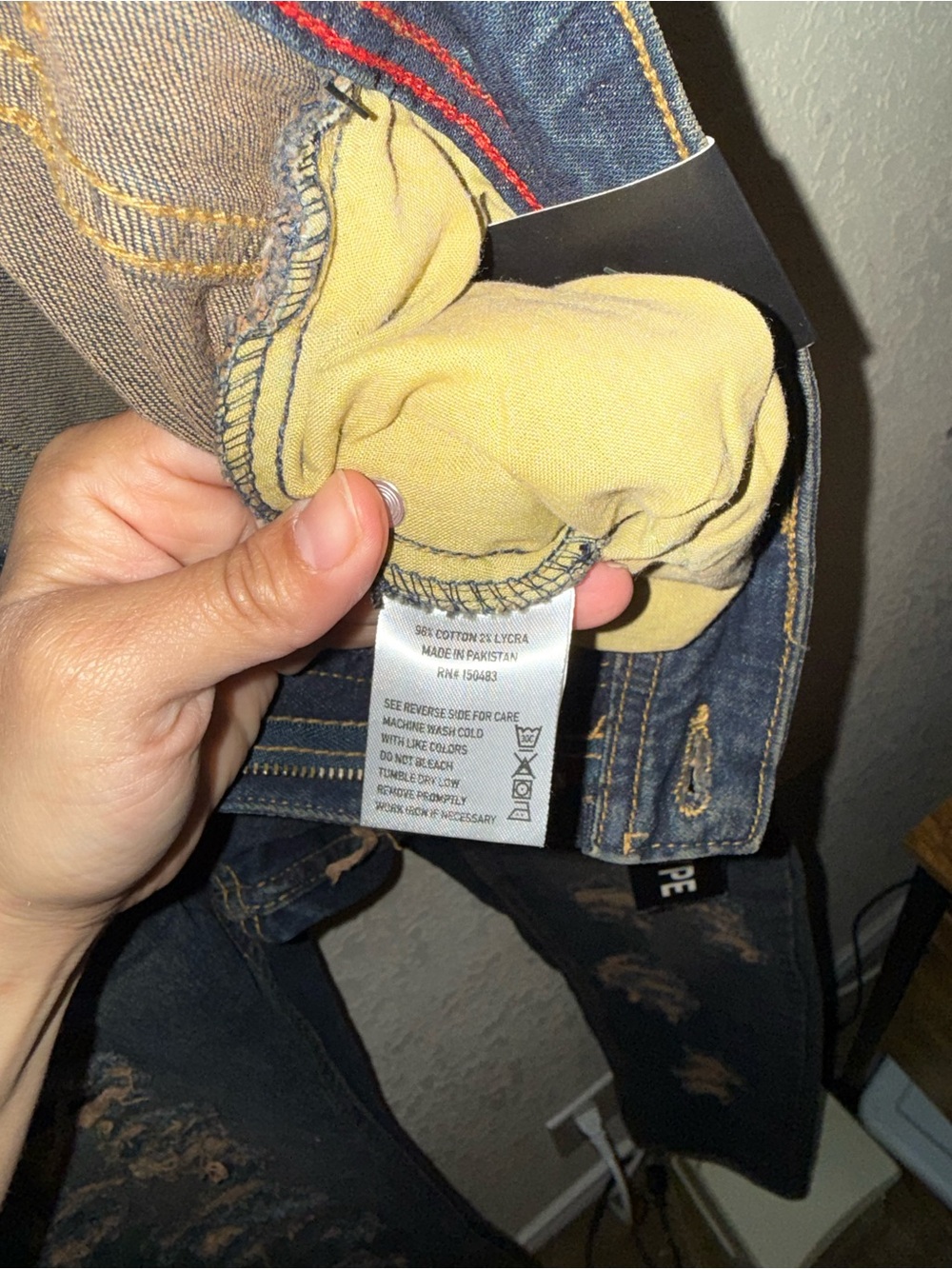 Men’s Arketype skinny distressed denim jeans - Picture 5 of 5